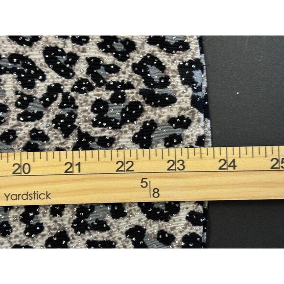 Alex Evenings Shimmer Jacket Animal Print Leopard Mandarin Zip‎ Diamond Pull - Picture 11 of 12